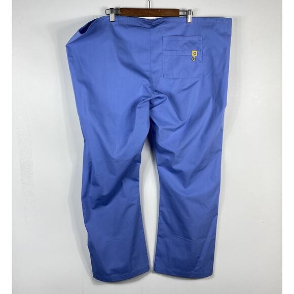 Spread Good Cheer Wonderwink Unisex Size 2XL Origins Scrub Pants Light Blue 5006 - Picture 2 of 4